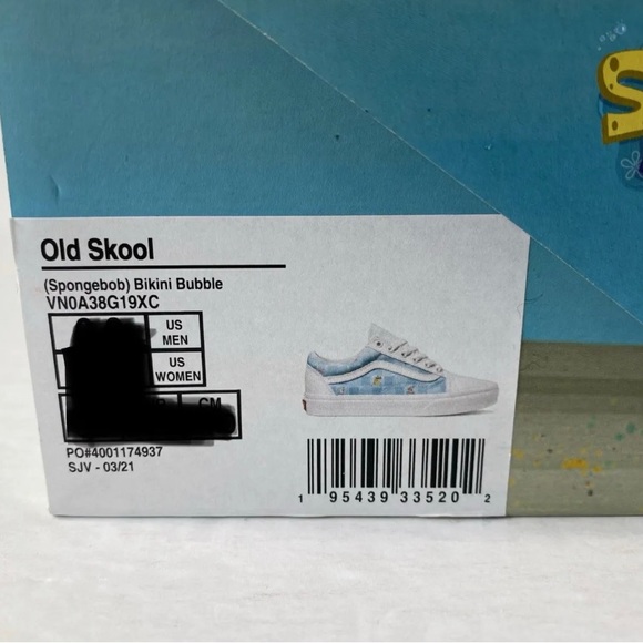 Vans x SpongeBob Old Skool Bikini Bubble Sneakers - Picture 7 of 8